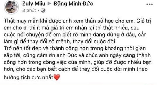 Khách hàng xem Thần số học